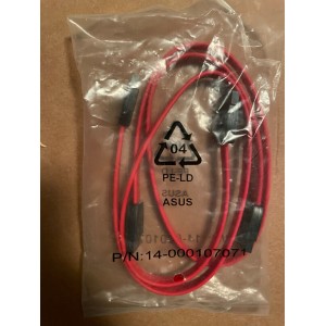 Sata Kablosu ASUS P/N 14-000107071 kırmızı 50 cm , pakette 2 adet