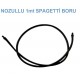 İKİ ADAPTÖRLÜ PVC SPAGETTİ BORU 7 mm İKİ ADAPTÖRLÜ PVC SPAGETTİ BORU 7 mm