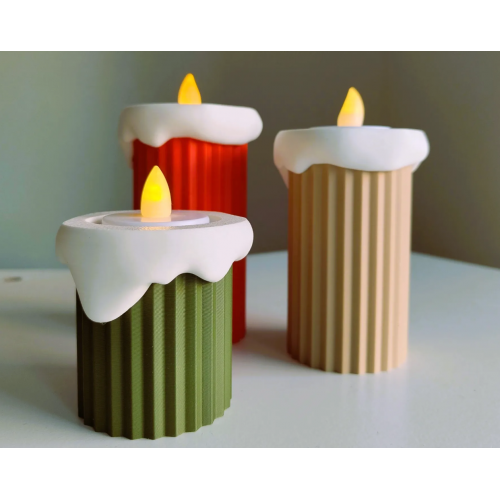 Minimalist yılbası mumluk (3lü) Minimalist yılbası mumluk (3lü)