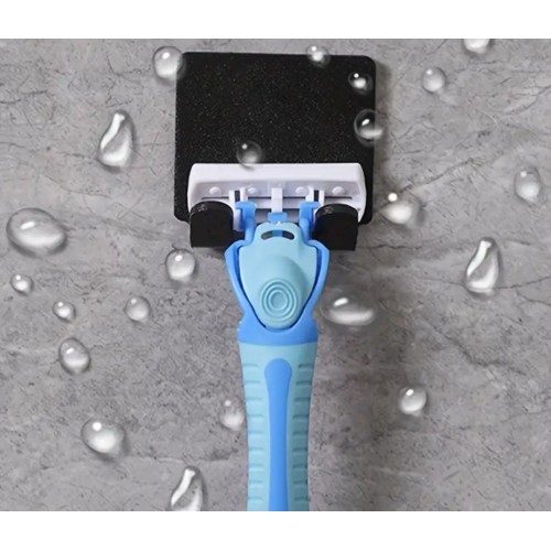 Basit Duvara Monte PVC MALZEME Tıraş Makinesi Tutucu Raf, Dayanıklı Plastik, Moda Banyo Depolama Rafı, Erkekler ve Aile Hediyesi için -paket 2 adet Basit Duvara Monte PVC MALZEME Tıraş Makinesi Tutucu Raf, Dayanıklı Plastik, Moda Banyo Depolama Rafı, Erkekler ve Aile Hediyesi için -paket 2 adet
