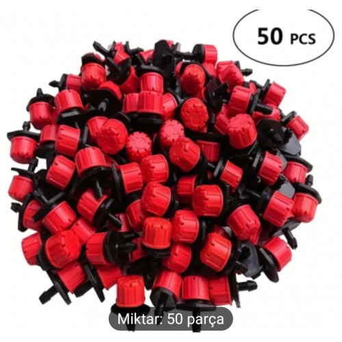 50 li paket Ayarlanabilir Su Damlatıcı Başlıklı Sulama Sistemi Bahçe Sulama Damlalıkları, böcek 50 li paket Ayarlanabilir Su Damlatıcı Başlıklı Sulama Sistemi Bahçe Sulama Damlalıkları, böcek