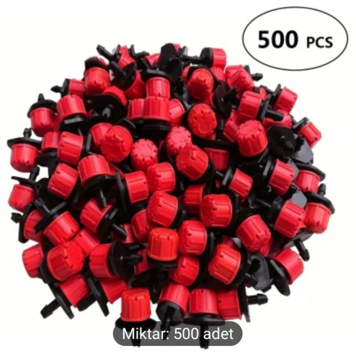 500 lü paket Ayarlanabilir Su Damlatıcı Başlıklı Sulama Sistemi Bahçe Sulama Damlalıkları, böcek 500 lü paket Ayarlanabilir Su Damlatıcı Başlıklı Sulama Sistemi Bahçe Sulama Damlalıkları, böcek