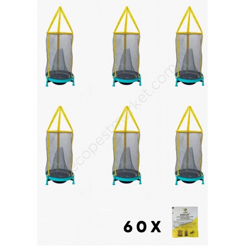 FLIES INN 6 ad Karasinek Tuzağı ve 60 adet 25 gr çekici yemdir. FLIES INN 6 ad Karasinek Tuzağı ve 60 adet 25 gr çekici yemdir.