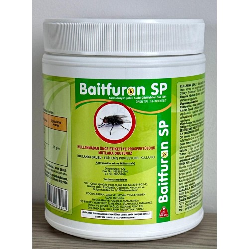 Baitfuran SP Suda Çözülebilen Karasinek Tozu| 100 Gram Baitfuran SP Suda Çözülebilen Karasinek Tozu| 100 Gram