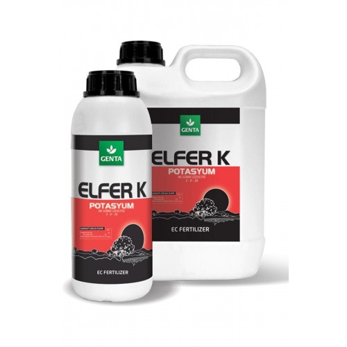 Genta Elfer K Sıvı Potasyum 1lt Gübre Meyve Büyütücü Yaprak Gübresi Genta Elfer K Sıvı Potasyum 1lt Gübre Meyve Büyütücü Yaprak Gübresi
