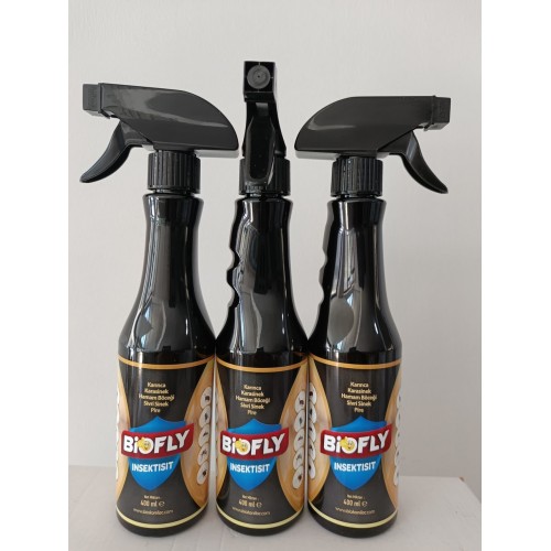 BioFly İnsektisit Karınca karasinek hamam böceği Pire etkili Haşere Öldürücü 400 ml