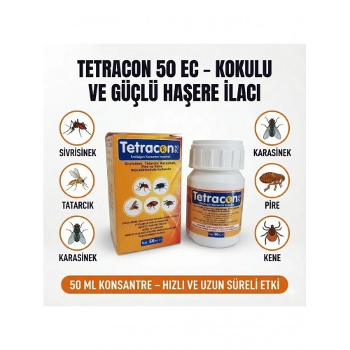 Tetracon Cs 50 Ec 50 ml Geniş Spektrumlu Böcek İlacı