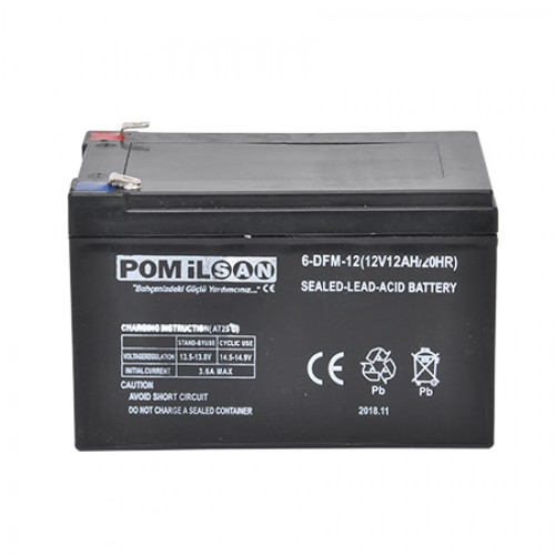 POMİLSAN PMS-35 AKÜ 12 V.12 AMP. POMİLSAN PMS-35 AKÜ 12 V.12 AMP.