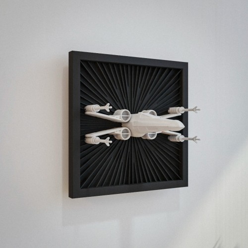 SW - T-65 X-Wing - Rebel Starfighter 20x20cm Tablo SW - T-65 X-Wing - Rebel Starfighter 20x20cm Tablo