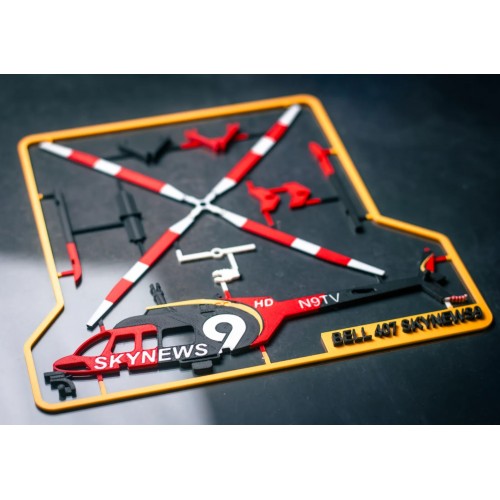 Helicopter Kit Card (Bell 407 SkyNews9) Helicopter Kit Card (Bell 407 SkyNews9)