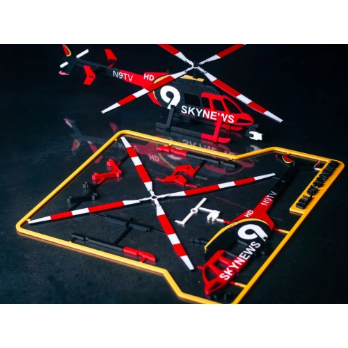Helicopter Kit Card (Bell 407 SkyNews9)